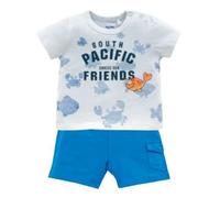 Juego T. shirt + pantalón corto Jersey 12 meses multicolor