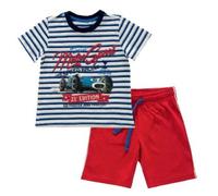 Juego T. shirt + pantalón corto Jersey 8 años multicolor