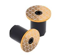 Juego Tapones Manillar DEDA Oro/Blanco