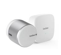 Juego Tedee GO2 de aluminio plateado (con puente incluido)
