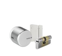 Juego Tedee GO2 de aluminio plateado (incluye sensor de puerta...