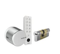 Juego Tedee GO2 de aluminio plateado (incluye teclado blanco y...