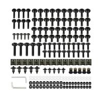 Juego Tornillos Carenado Kit Pernos Accesorios Motocicleta para Suzuki para Bulevar M109R M109R2 Boss M50 M90 M95(Negro)