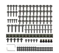 Juego Tornillos Carenado Kit Pernos Accesorios Motocicleta para Suzuki para Bulevar M109R M109R2 Boss M50 M90 M95(Gray)