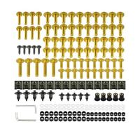 Juego Tornillos Carenado Kit Pernos Accesorios Motocicleta para Suzuki para Bulevar M109R M109R2 Boss M50 M90 M95(Gold)