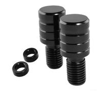 Juego Tornillos Retrovisor para moto M8 y para m10 Juego Tornillos(black 10MM Clockwise)