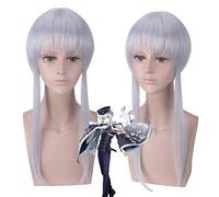 Juego Touken Ranbu en línea Hakusan Yoshimitsu Peluca larga Disfraz de Cosplay Pelo sintético resistente al calor Hombres Pelucas de Cosplay PL-156