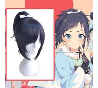 Juego Touken Ranbu Online Pelucas de Cosplay yamatonokami yasusada Peluca de Cosplay Peluca sintética Cabello Fiesta de Halloween mujeres Niñas Cosplay Peluca