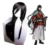 Juego Touken Ranbu Peluca cosplay en línea Izuminokamikanesada Peluca cosplay Peluca sintética resistente al calor Peluca de fiesta de carnaval de Halloween