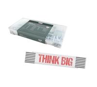 Juego TOX con resortes (200 uds) + metro THINK BIG 3 m, resortes de tracción y compresión en 20 tamaños con caja de transporte, 094909157