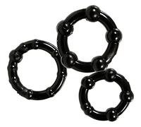 JUEGO TRES ANILLOS PENE NEGROS