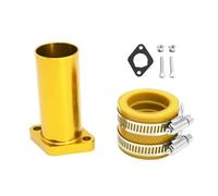 Juego Tubos Entrada Carburador Para Motocicleta Predator 212cc Para GX200 Para VM24 Para PWK24 Coleman Para Baja 196cc Para Mini Bicicleta Go Kart Carburador Carburadores(Oro)