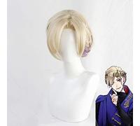 Juego Twisted Wonderland Cosplay Vil Schoenheit Pelucas Blancanieves Reina Cosplay Peluca Lino Trenzas púrpuras Estilo Peluca de pelo sintético