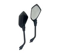 Juego universal de 2 espejos para motocicleta, retrovisores de motocicleta con rosca derecha e izquierda, espejos de motocicleta compatibles con scooter, patinete, ATV, ciclomotor, e-bike