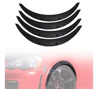 Juego universal de guardabarros para rueda de coche, 4 piezas de tapacubos para cejas de fibra de carbono, llantas de de rueda de coche, llantas de de rueda