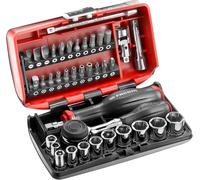 Juego vasos trinquete con mango giratorio 1/4" Facom R.360NANO-U1 (38 piezas)