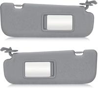 Juego Visera Solar Parasol Interior 852103X000 852203X000 Para Hyundai Para Elantra 2011-2015. Reemplaza Cortinilla Lateral Conductor Y Pasajero(Gray 1 Pair 2pcs)