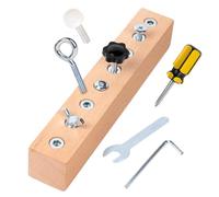 juegoDe Tableros De Destornillador - Kit de aprendizaje Sensorial Preescolar, Juego De Desarrollo De Motricidad Fina, Tuercas Y Pernos Gigantes, Juguete Educativo Para El Hogar | Niños