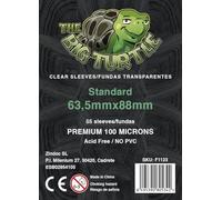 Juegorama | The Big Turtle - Fundas Premium para Cartas (100 Micras) | 63.5x88 mm | Standard | 55 Fundas Transparentes sin PVC | Incluye Bolsa Zip Reutilizable