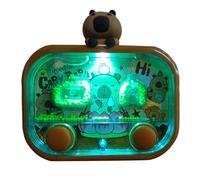 Juegos de Agua Portátiles | Capibara Design Juguete de Lanzamiento con Dos Botones - Juego portátil de pinball de agua con luz LED de tema Capibara | para niños, niñas, jóvenes, adultos, Stud