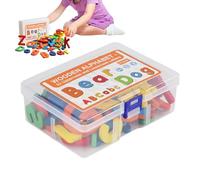 Juegos De Alfabeto para Niños | 52 Piezas Letras De Madera para Ortografía - Actividades Educativas para Preescolar Lectura Vocabulario Y Habla En Casa O Aula