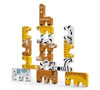 Juegos de apilamiento Juguetes para niños Montessori Animal Equilibrio Bloques Juegos Apilamiento Educativo pequeños Juguete de construcción Altos para 3-6 años Niños Bebés Adultos Niños Niñas 15pcs