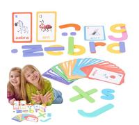 Juegos de Aprendizaje, Juegos de Letras - Puzzle de Carta de Juegos de Palabras a la Vista | Clasificación de Color Juguetes sensoriales, Accesorios de Clase de Juguete de Motor Fin para la Escuela en