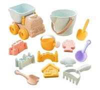 Juegos de arena - Divertido juego portátil de exterior con cubo y paleta | Juego de construcción de castillo para niños juguetes de arena, para niños de 3 años jardín juegos orilla del río guardería