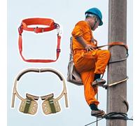 Juegos de arneses y púas para trepar Postes y árboles en Varios tamaños, Juegos de Postes Altos para trepar y Tablas de Escalada para Supervivencia en la Jungla (300 mm/11,8 Pulgadas).