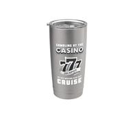 Juegos de azar en el casino Gana mi próximo ganador del premio mayor del crucero 777 Vaso térmico de acero inoxidable de doble pared