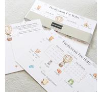 Juegos de baby shower para 20 invitados, tarjetas de predicción de bebé, consejos de paternidad, deseos de bebé y tarjetas de historia, recuerdo para niño, niña, neutro, unisex, fiesta de baby shower,