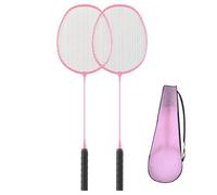 Juegos de bádminton para patios traseros, kit deportivo para patio trasero, juego de raquetas de aleación, equipo de juego portátil, bolsa de transporte para diversión en el césped, partidos