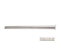 Juegos de bicicleta acero inoxidable 14g piezas de repuesto duraderas de alta calidad para carretera cuesta abajo reparación de bicicletas hechas de color inoxidable como se muestra paquete de 10 (270