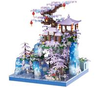 Juegos de bloques de construcción para adultos Juego de bloques de construcción para adultos Bloques de construcción de arquitectura china DIY Coleccionables tradicionales Exquisitos Mini bloques de c