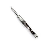 Juegos de brocas, 1 pieza de sierra de corona cuadrada HSS, cincel de mortaja, broca for madera con broca helicoidal, kit de herramientas de taladro for carpintería de agujero cuadrado extendido(18mm)