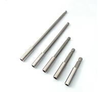 Juegos de brocas, juego 4 60/100/150/200 mm, vástago hexagonal 1/4", mango largo, portapuntas for destornillador, extensiones, adaptador cambio rápido (60 mm)(100mm)