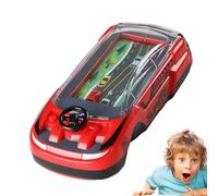 Juegos de carreras de coches: controlador de dirección portátil, experiencia de conducción realista, ajustes ajustables, diseño compacto | Juguete interactivo para dos jugadores, juego divertido
