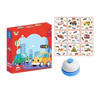 Juegos de cartas a juego: juguete de desarrollo cognitivo, actividad de interacción entre padres e hijos con un diseño colorido | Niños Niñas Hogar Noche familiar Vacaciones Reuniones Fiesta Viaje Pic