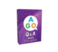 Juegos de cartas AGO Q&A Purple. Juegos educativos para aprender inglés. Nivel 4 del juego AGO Q&A, inglés intermedio.