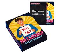 Juegos de cartas de fiesta - Am I Lying Juegos de adivinanzas - Baraja interactiva para reuniones familiares, construcción de equipos, fiestas de cumpleaños, mujeres y hombres