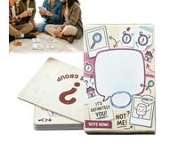 Juegos de Cartas de para Adultos 54 Cartas Identificación Social Juguete