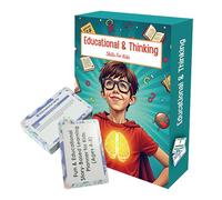 Juegos De Cartas Educativos - Juguetes De Resolución De Problemas Y Cuentos,Juego Interactivo con Actividades Compactas para Niños de 3 a 8 Años para Preescolar Hogar Aula y Viaje