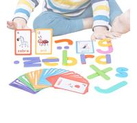 Juegos de cartas, juego de correspondencia de letras - Letras de construcción de letras de vista de palabras a la vista,Actividades de aprendizaje preescolar preescolar, Juguetes de construcción de