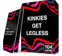 Juegos de cartas para adultos Let's Get Legless - Juegos para adultos extra atrevidos para fiesta noche de juegos con 104 tareas divertidas y preguntas arriesgadas, desafíos inapropiados para darle