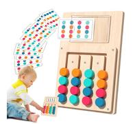 Juegos de clasificación de colores, juego educativo de madera con doce tarjetas, aprender los colores - Para viaje, aula, escuela, viaje en coche, regalo para calcetín 3+ niñas y niños niños