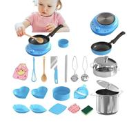 Juegos de Cocina Infantil - Juego De Utensilios De Cocina para Niños,Set de Electrodomésticos Interactivos Seguros para Niños + Habilidades Motoras + Juego Simbólico en Casa o