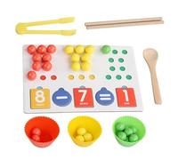 Juegos de Combinación Manipulativa Matemática con Tallo - Juguetes Manipulativos Matemáticos, Juguetes de Contar Y Clasificación de Colores - Aprendizaje Educativo Habilidades Motoras Manipuladores