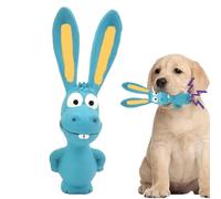 Juegos de coro de látex para perros - juguete rebotante, juguete de sonido masticable lindo | Juguete animal colorido, anillo de dientes para cachorro, juguete de goma no tóxico para perros,