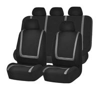 Juegos de Cubreasientos Coche para Sko-da Kamiq/2019-2024, Fundas de Asientos Protector para Asientos Delanteros y Traseros de Automóviles,B/Grey