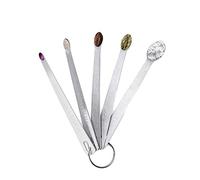 Juegos de Cucharas Medidoras Mini Cuchara Medidora de Cocina de Acero Inoxidable Cucharas Medidoras Y Regla de Medición Líquido Seco Condimento Cucharas para Hornear Cocinar accesorios de Cocina